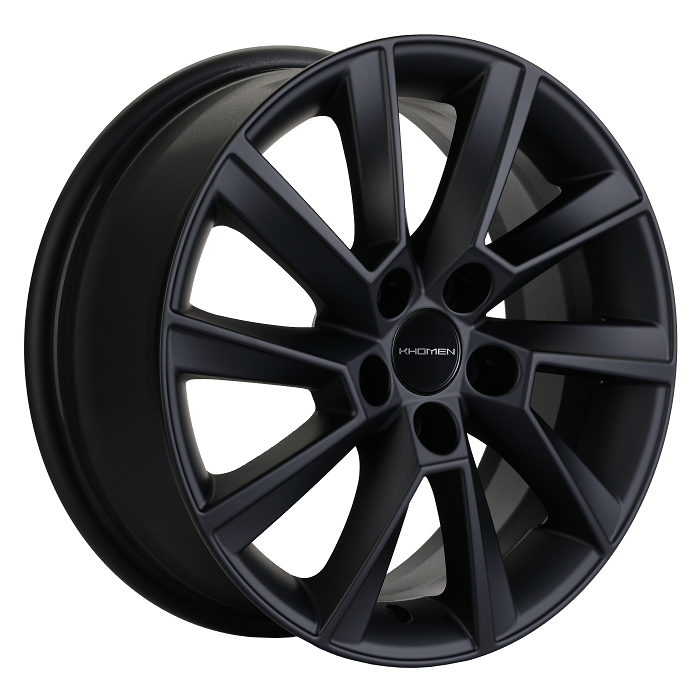 Khomen KHW1507 Black Matt 5*100 6xR15 ET40 DIA57.1